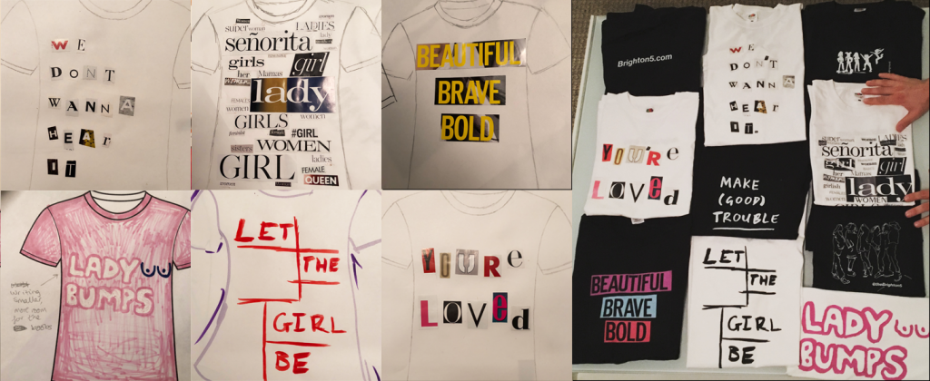 Brighton5 t-shirt designs