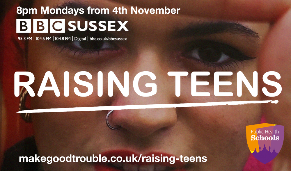 Raising Teens radio show promotional image