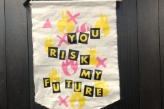 You risk my future banner