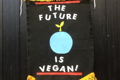 The future is vegan banner
